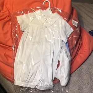 Boys christening outfit w/ hat